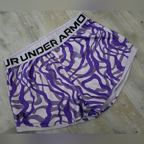 Under Armour Purple Patterned Shorts - Picture 2 of 7